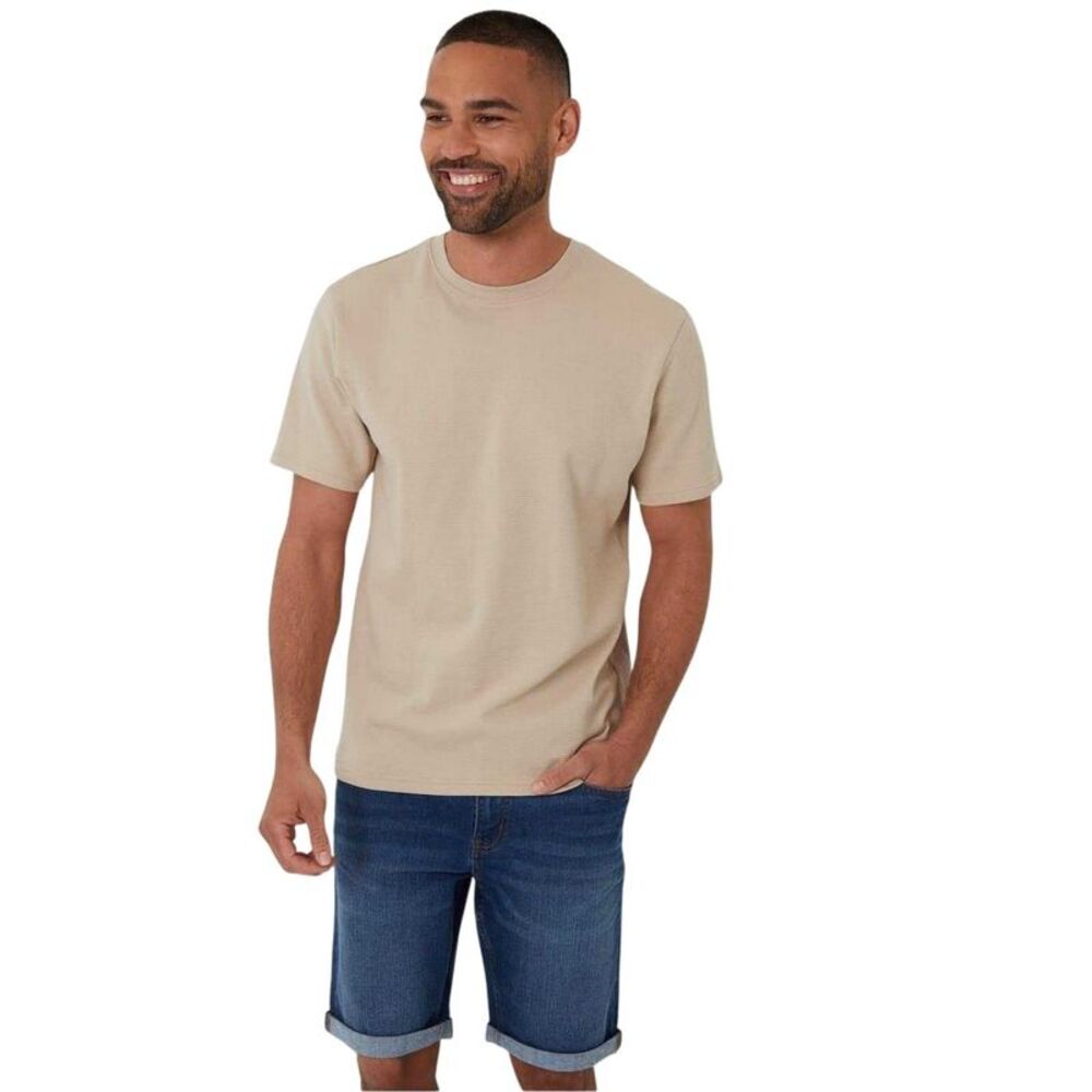 Threadbare Mens Ottoman T-Shirt / Stone